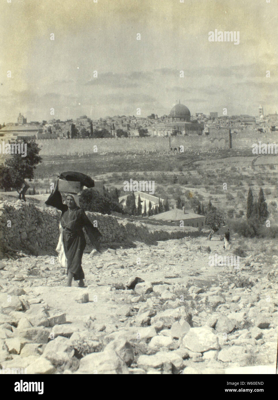 Jerusalem and the Holy Land c1930s Stock Photo - Alamy
