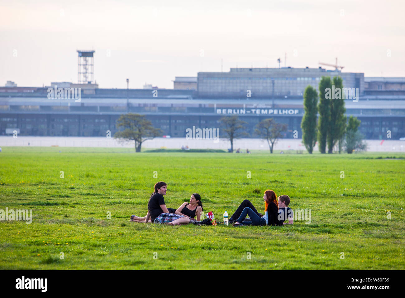 Rededicated Tempelhof Airport in Berlin, Germany Stock Photo