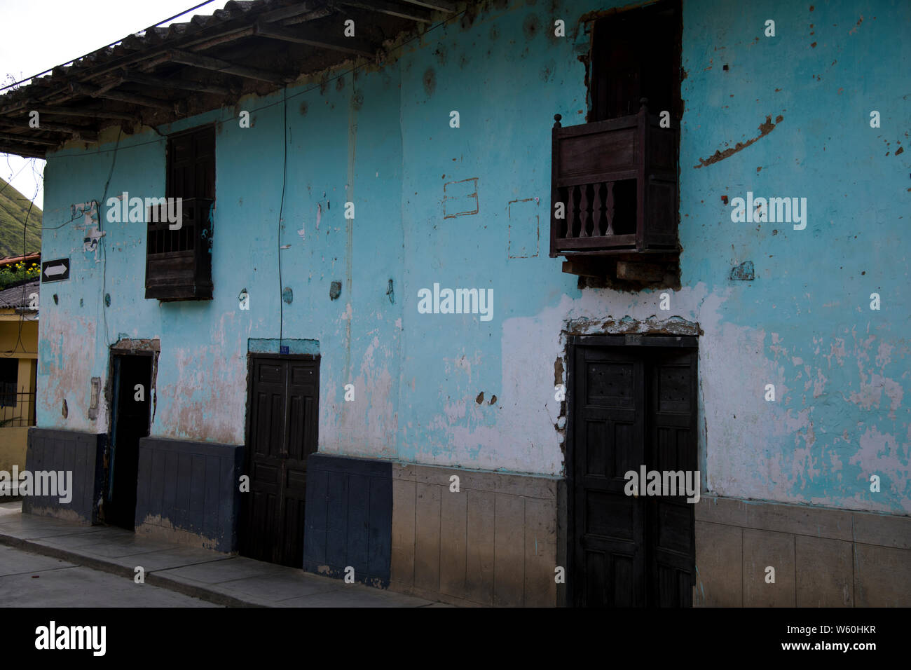 Small Village,Northern Peru,South America Stock Photo