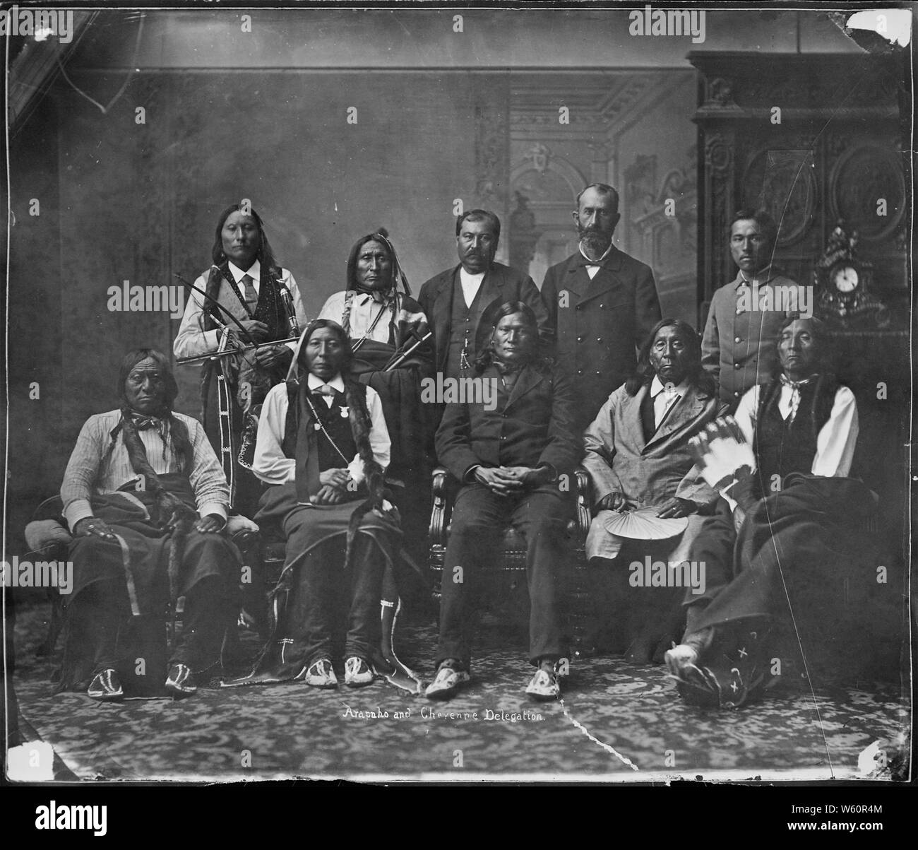 Arapaho and Cheyenne delegation Stock Photo Alamy