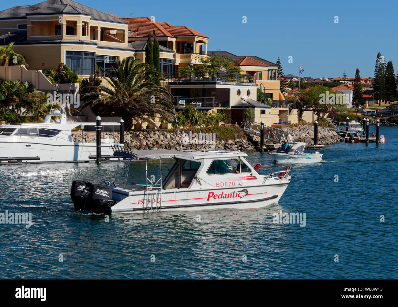 Marina Life Western Australia Boats and Boating Stock Photo Alamy