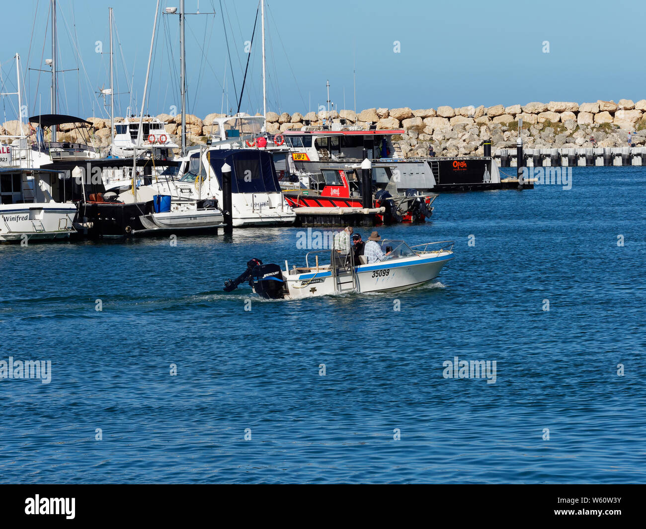Marina Life Western Australia Boats and Boating Stock Photo Alamy