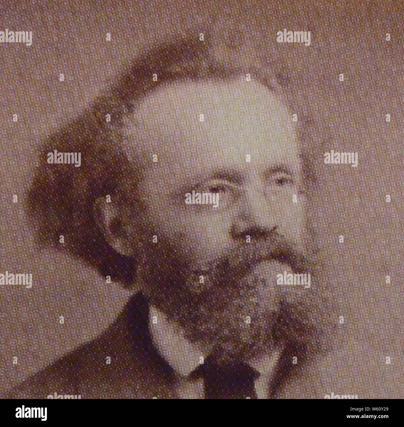 David Friedrich Weinland 1880. Stock Photo