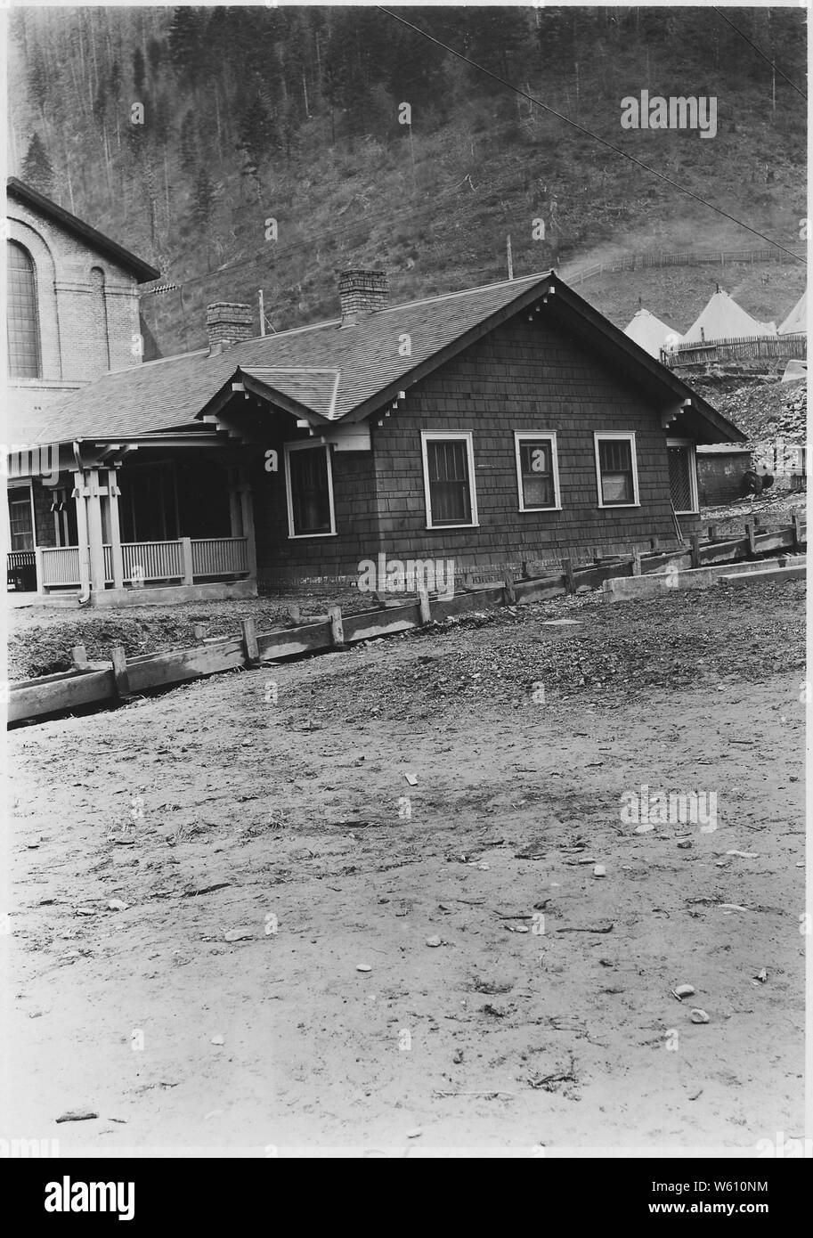 Avery, Idaho. CMStP&P Railway (Milwaukee Road) Substation Operator