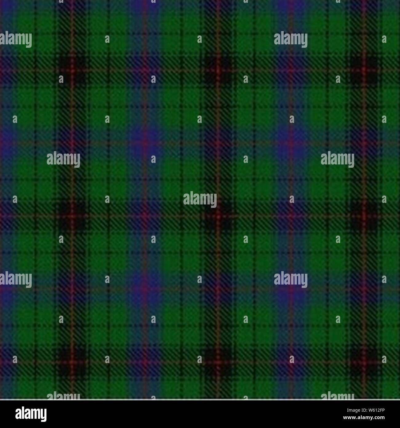 Bruce Modern Clan Half Of Tartan Zipper Hoodie main image 0