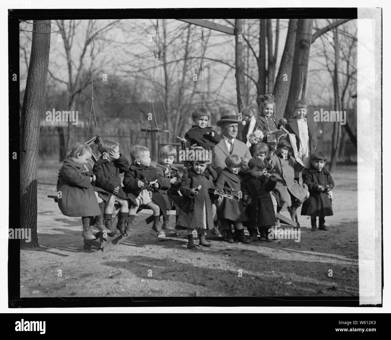 Davis & orphans, (1922) Stock Photo