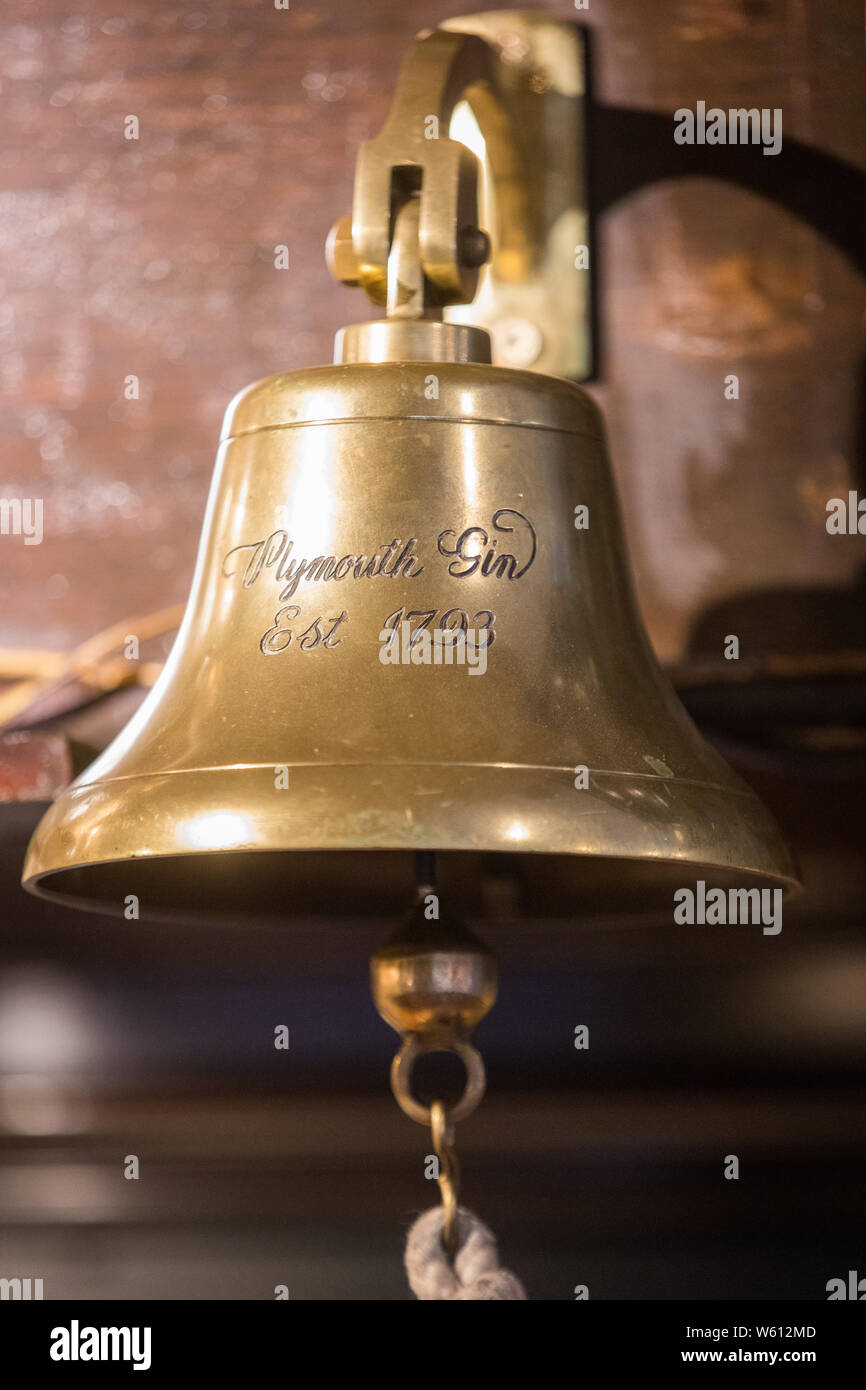 Brass Last Orders Bell Stock Photo Alamy