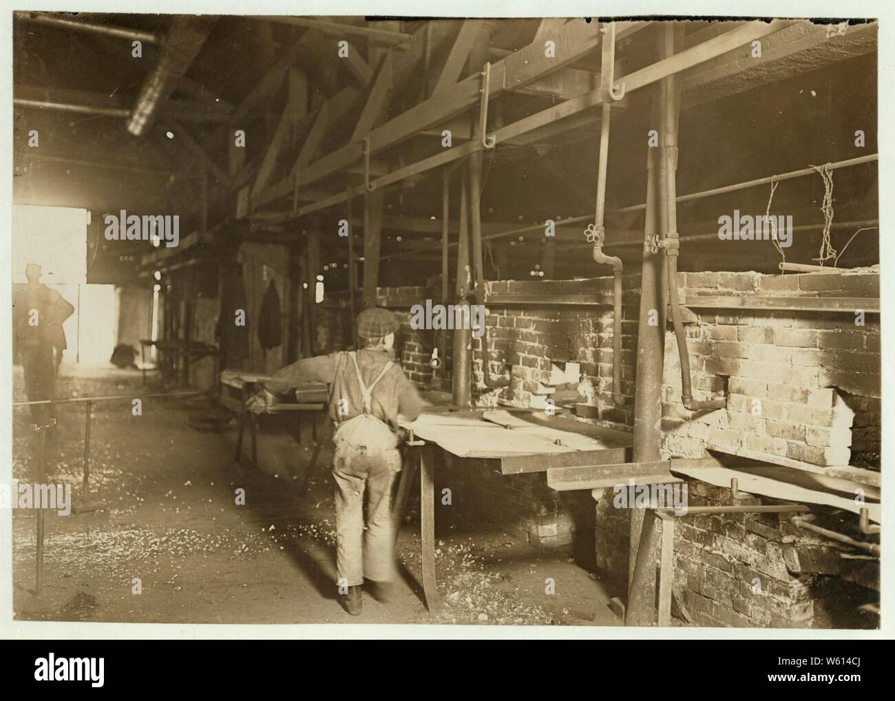 Day Scene in an Indiana Glass Works Stock Photo Alamy
