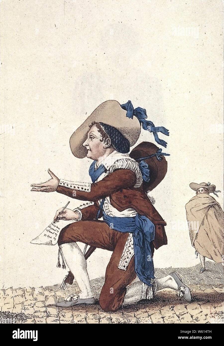 Dazincourt Figaro Le barbier de Séville Beaumarchais 1786 Stock Photo -  Alamy
