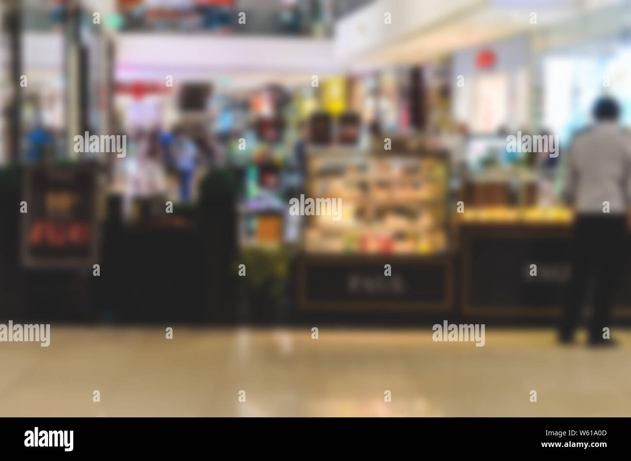 Abstract blurred shopping mall background hi-res stock photography and ...