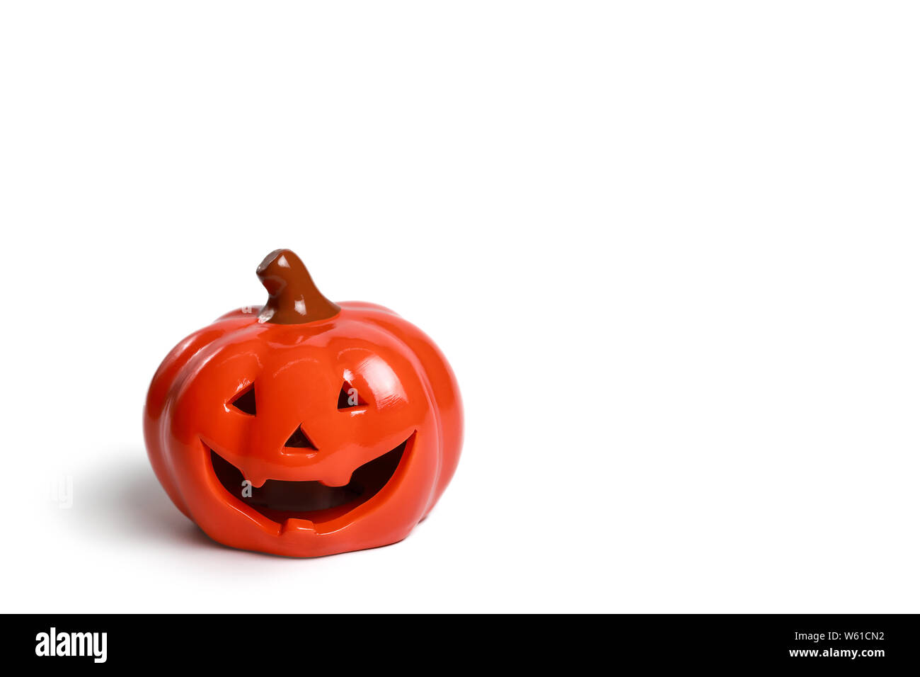 halloween pumpkin isolated on white background Stock Photo - Alamy