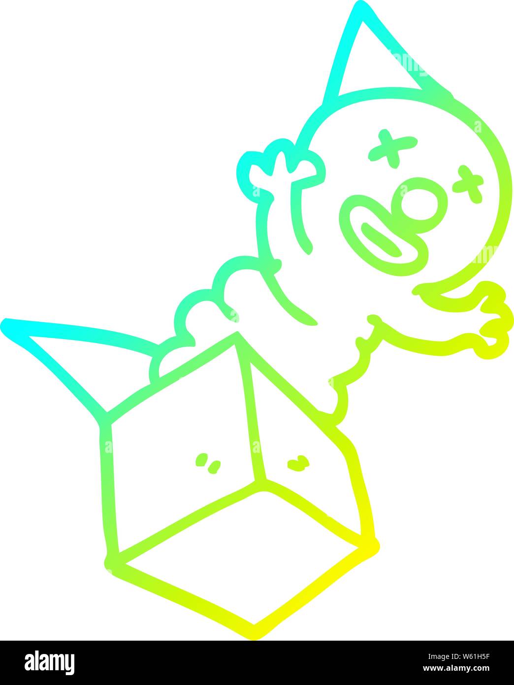 Cartoon drawing of jack in the box hi-res stock photography and images ...
