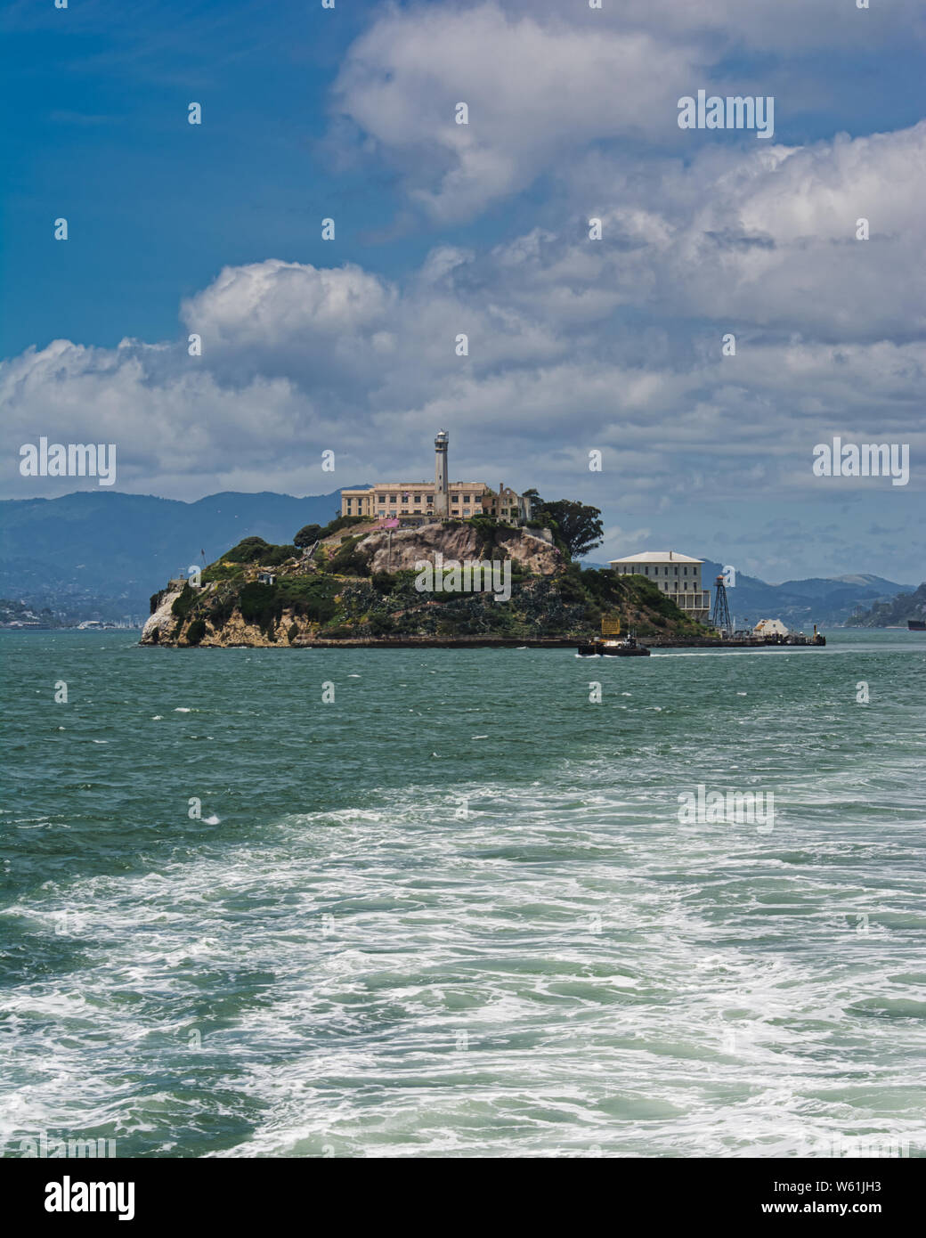 Alcatraz Island in San Francisco Stock Photo