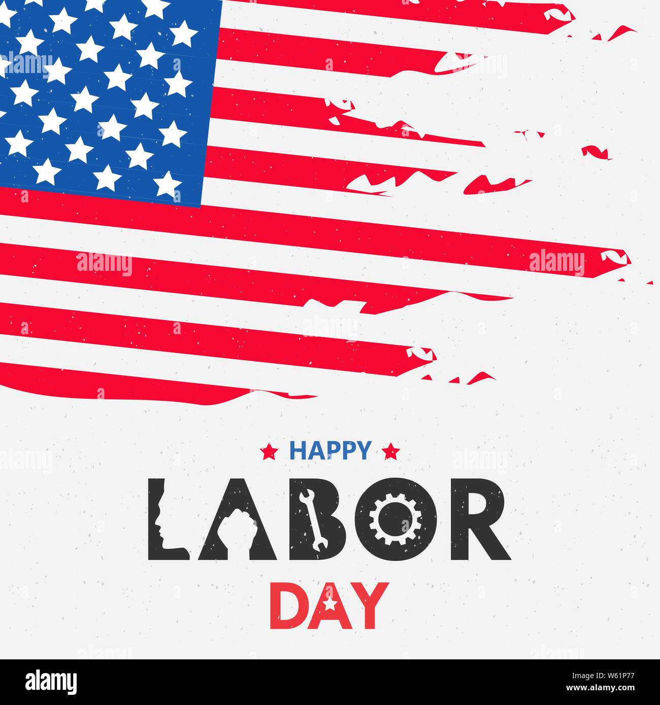 Labor day background design vector template graphic or banners illustrations Stock Vector