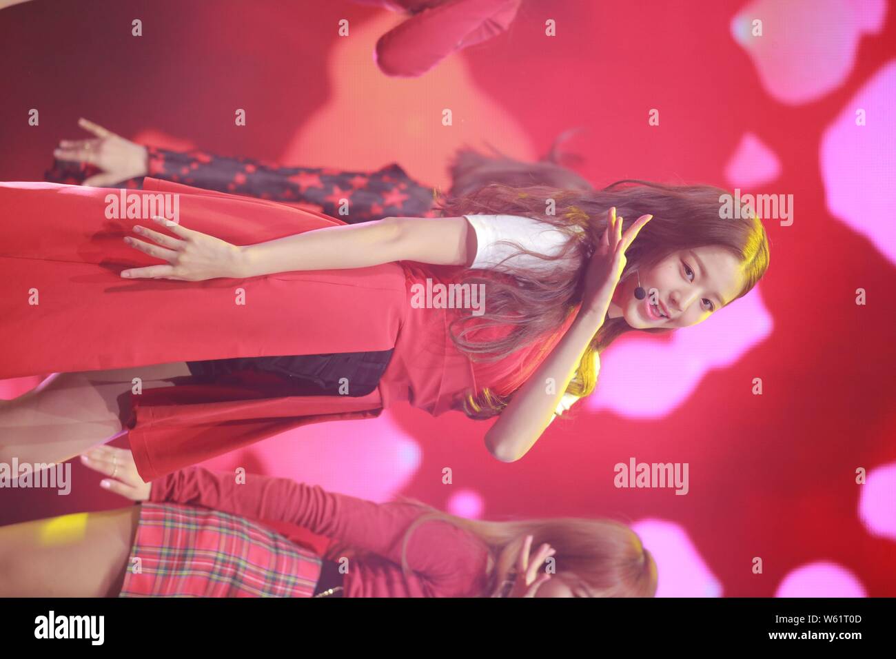 Jang Won-young of South Korean girl group Izone, stylized as IZ*ONE