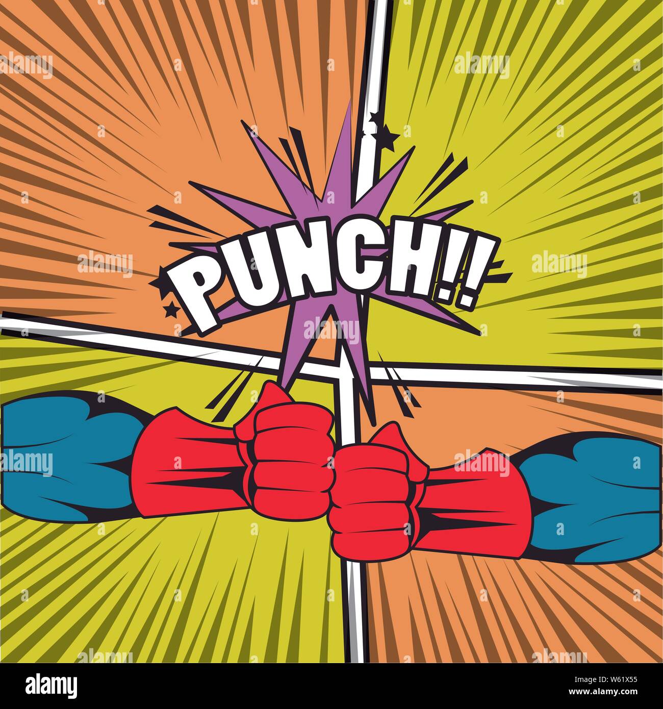 Comic book explosion pop art cartoon Stock Vector Image & Art - Alamy