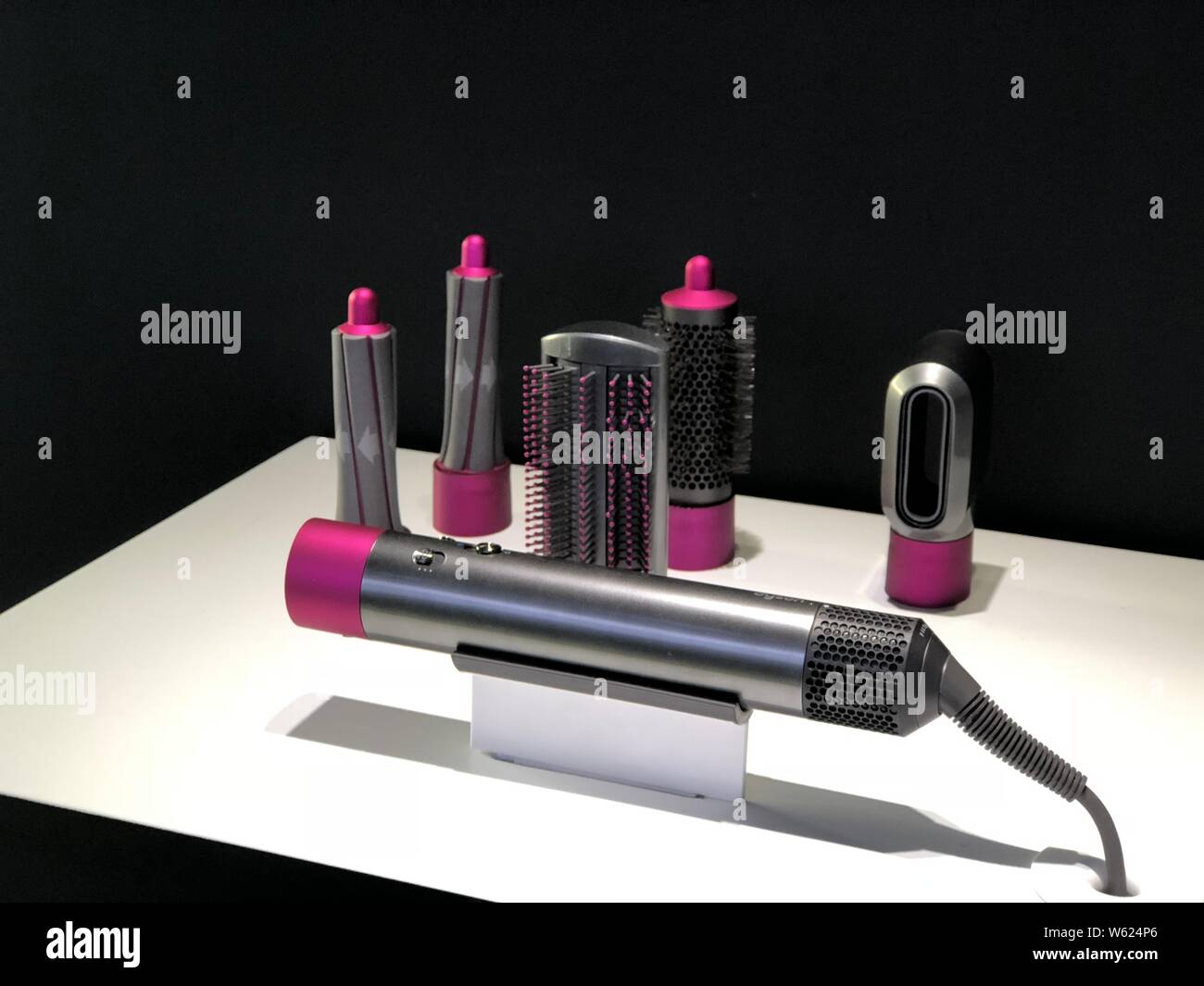 The newly-released Dyson Airwrap Styler is on display at the press  conference in Beijing, China, 18 October 2018. Dyson has released a hair  styling Stock Photo - Alamy