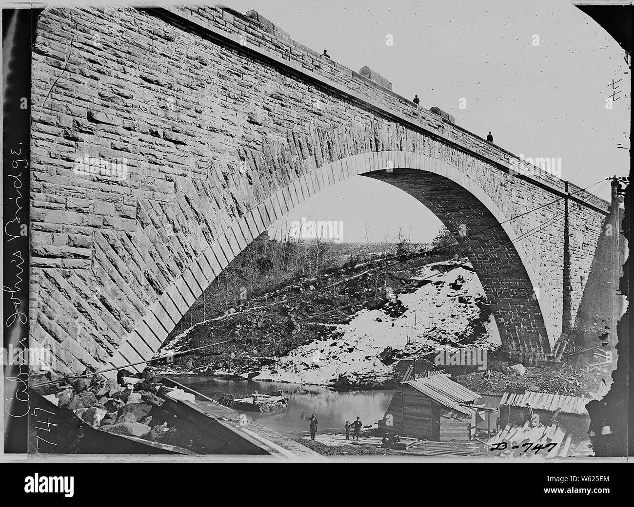 Cabin John Bridge, Maryland (a.k.a. Union Arch Bridge Stock Photo Alamy