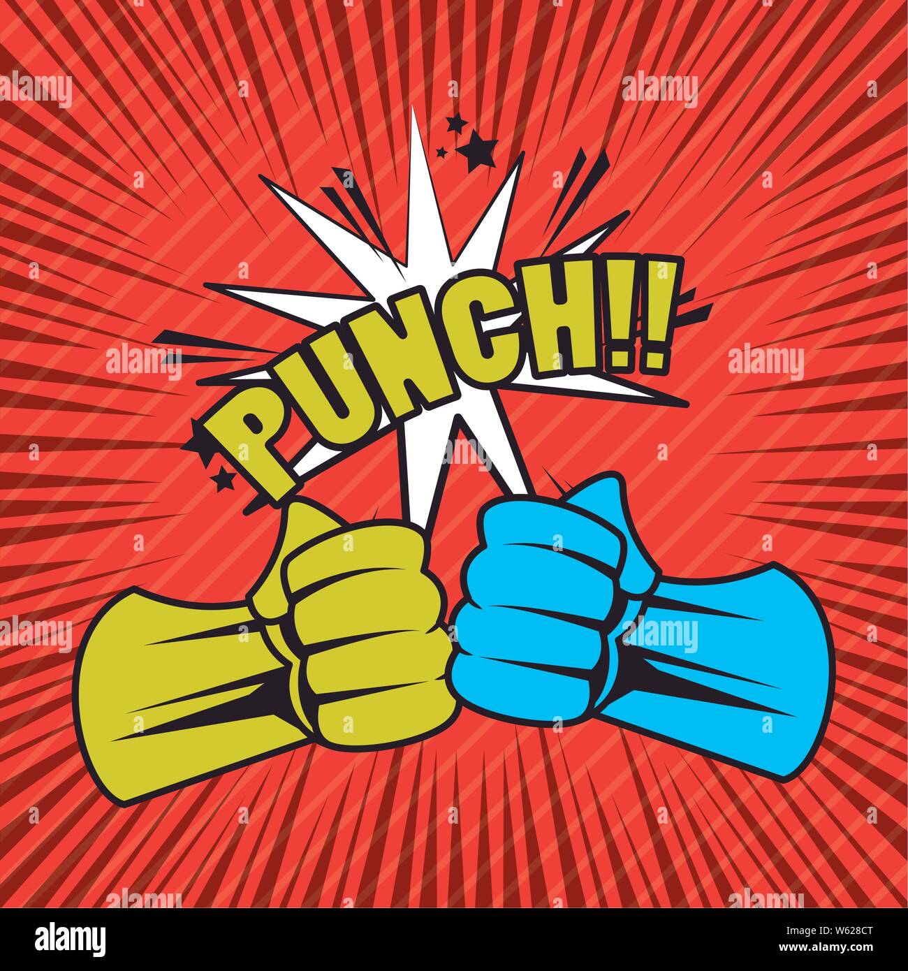 Comic book explosion pop art cartoon Stock Vector Image & Art - Alamy