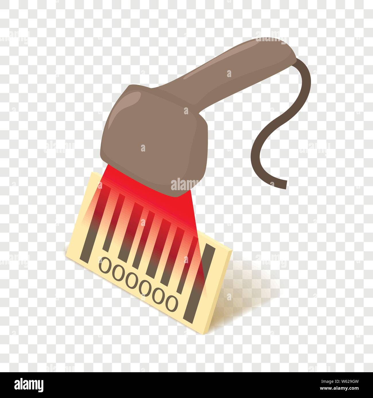 Barcode scanner icon, isometric 3d style Stock Vector Image & Art - Alamy