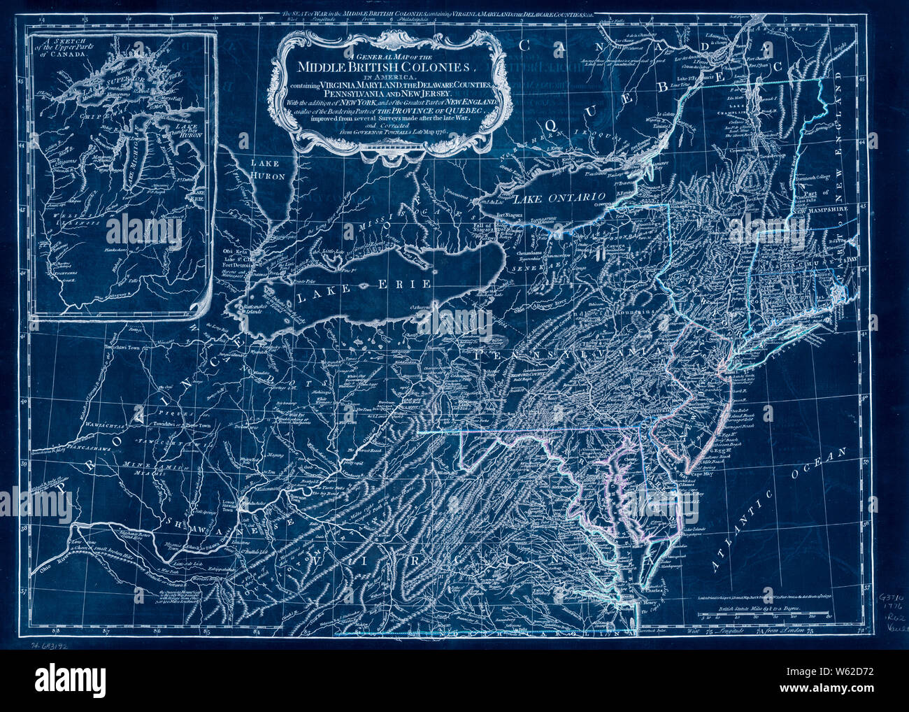 American Revolutionary War Era Maps 1750-1786 033 A general map of the ...