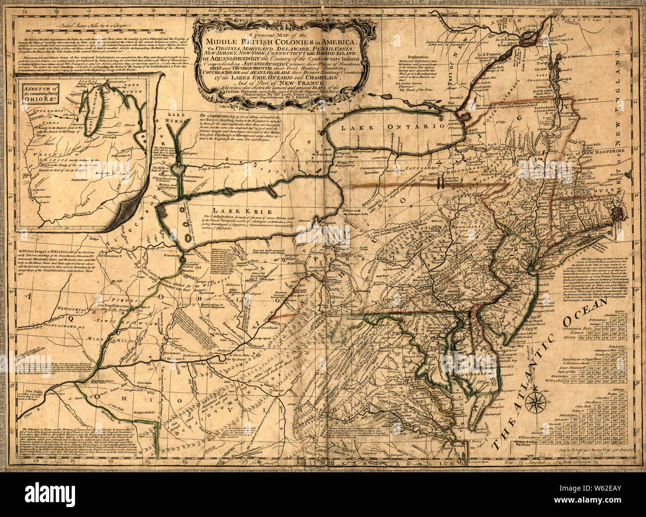 American Revolutionary War Era Maps 1750-1786 039 A general map of the ...
