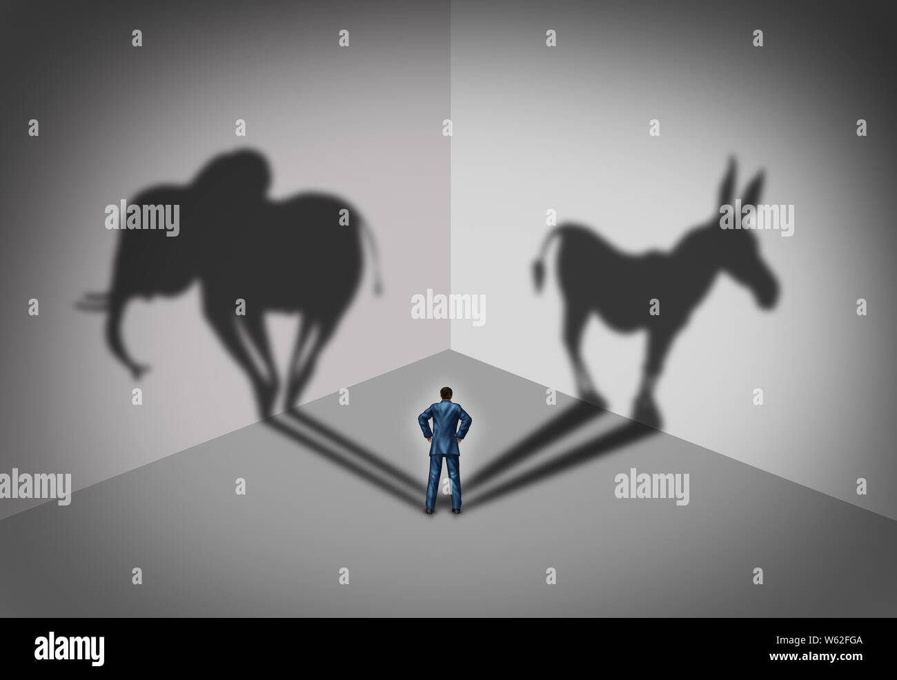 Democratic republican symbol hi-res stock photography and images - Alamy