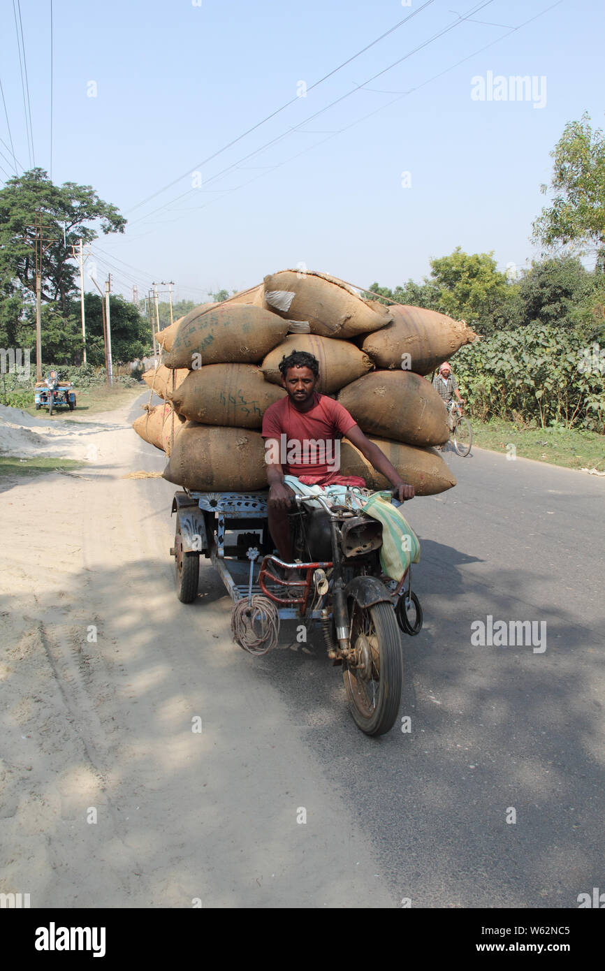 Overloaded Rickshaw
