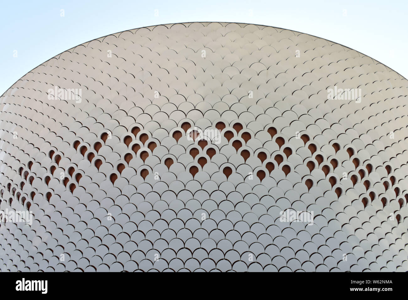 The world's largest ceramics bowl, which is an art installation