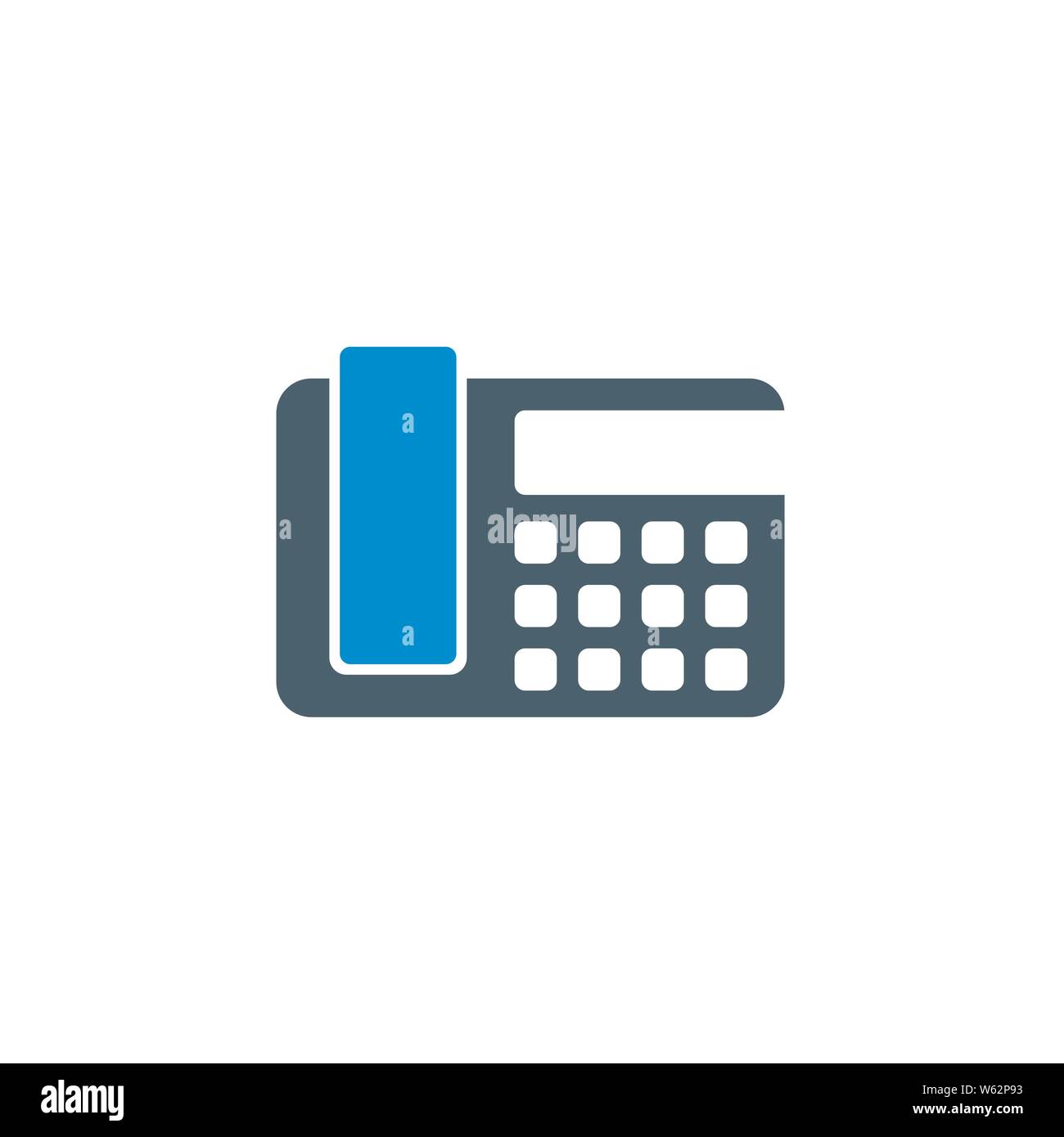 Office Phone related vector glyph icon. Stock Vector