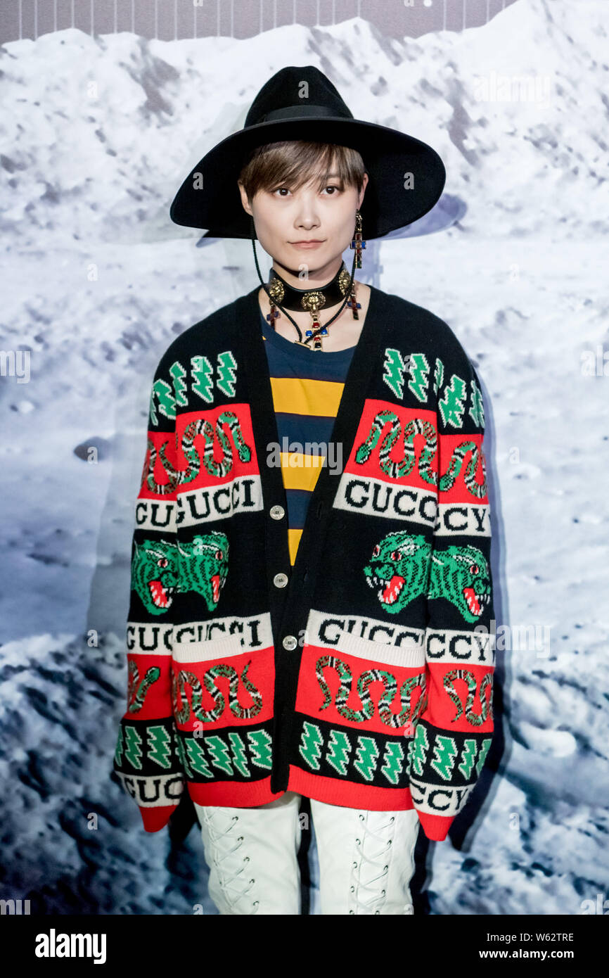 Chinese singer and actress Li Yuchun, better known by her stage name