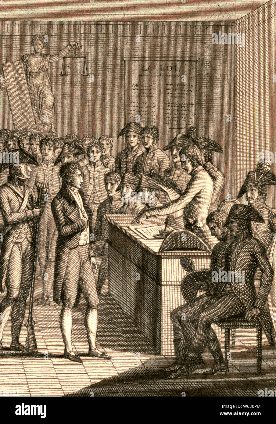 Drawing Court Scene High Resolution Stock Photography And Images Alamy