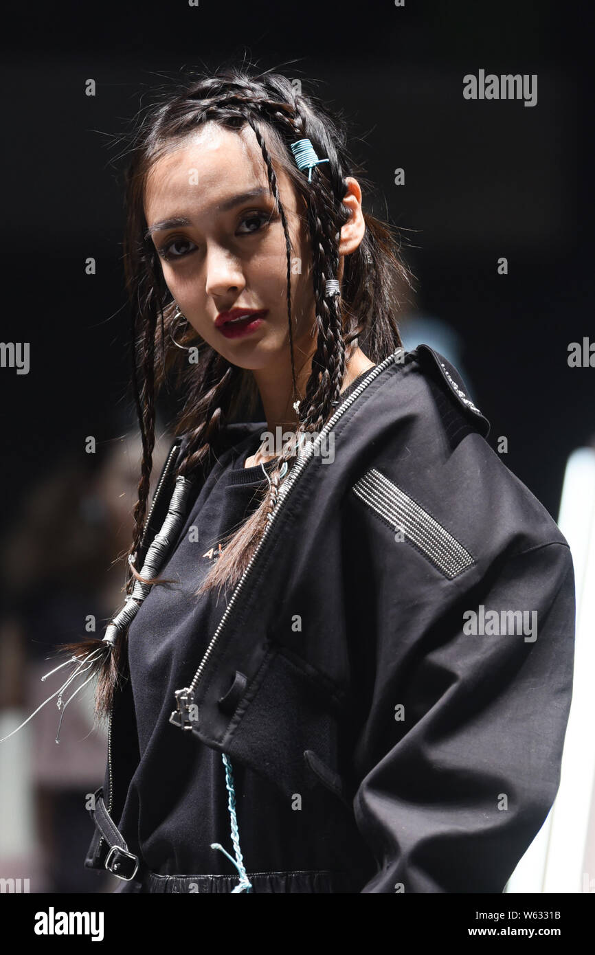 Hong Kong actress Angelababy attends a promotional event for UGG boots in  Shanghai, China, 10 October 2018 Stock Photo - Alamy