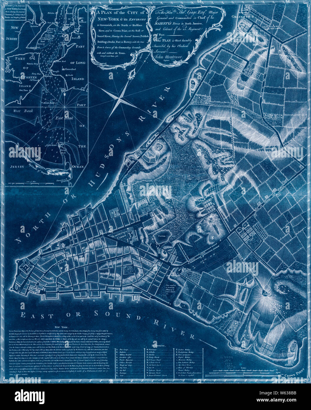 American Revolutionary War Era Maps 1750-1786 225 A plan of the city of ...