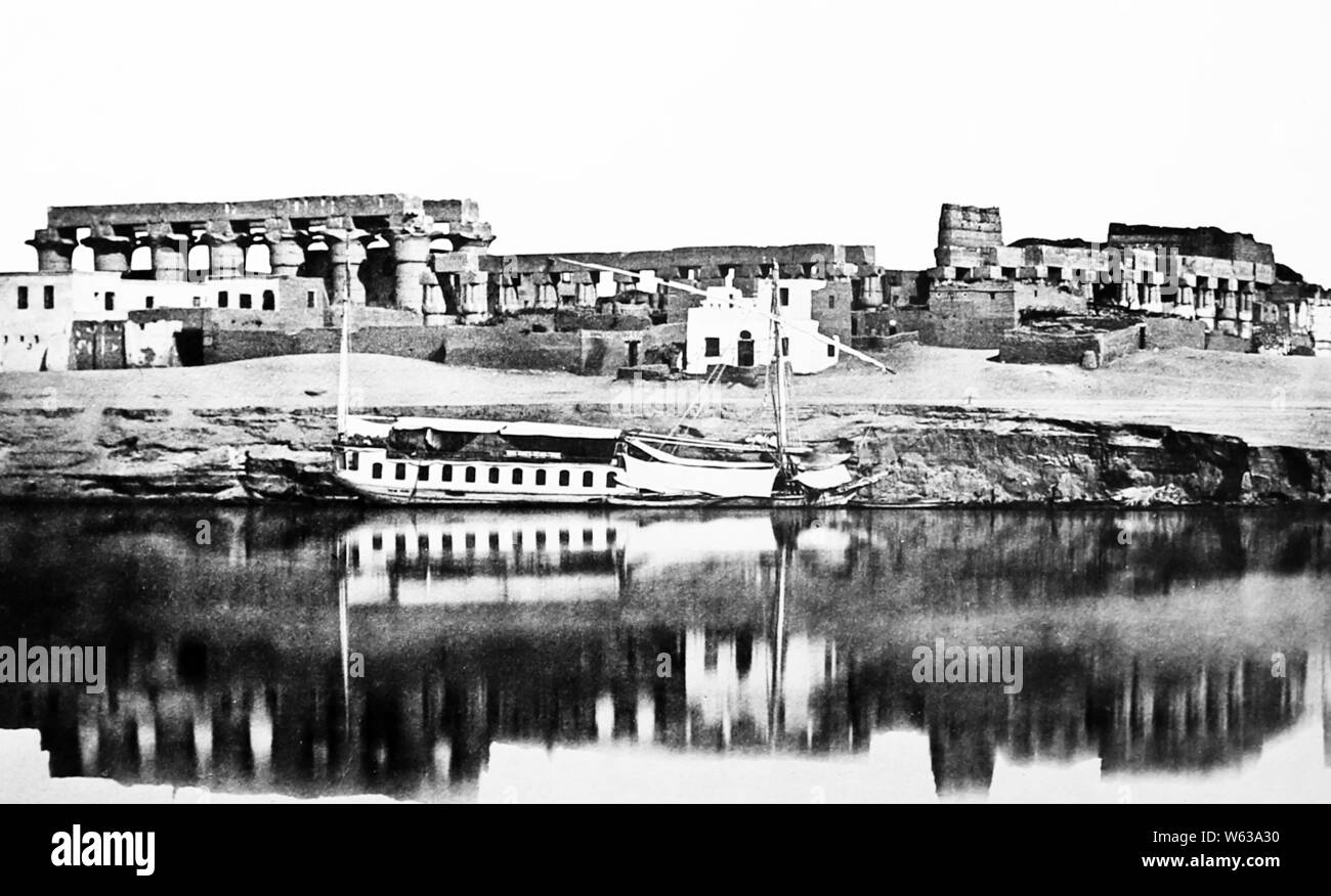 Temple Luxor Thebes, River Nile, Egypt Stock Photo Alamy