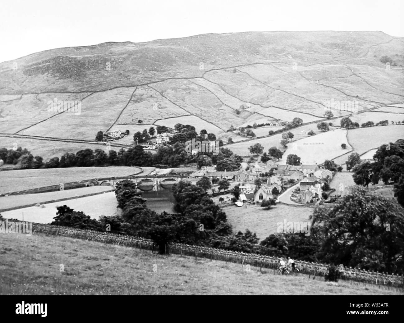 Burnsall in the 1930s Stock Photo Alamy