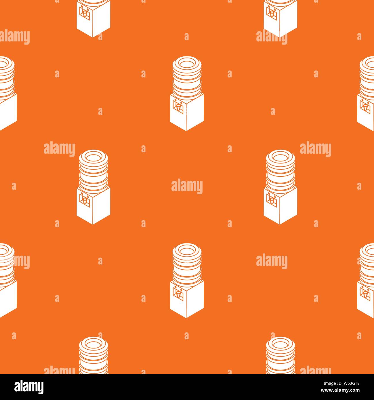 Office water cooler pattern vector orange Stock Vector Image & Art - Alamy
