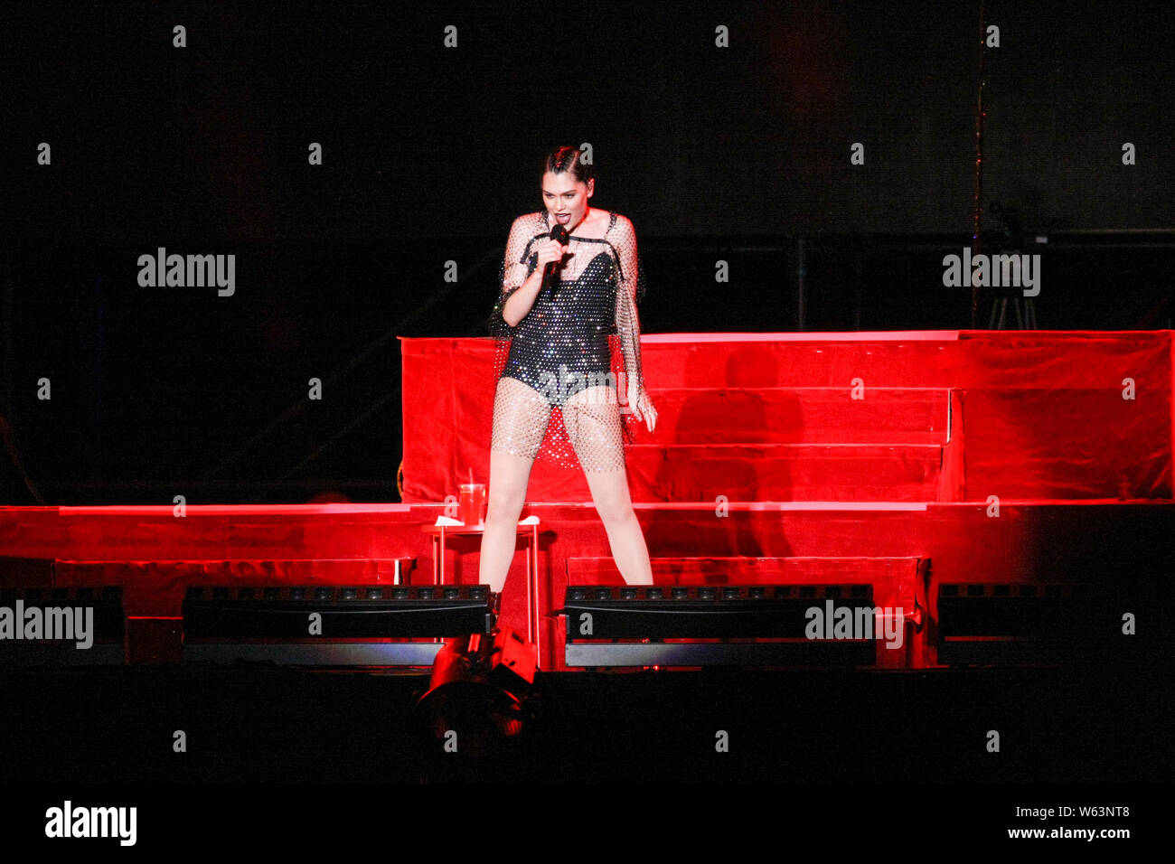 Jsje English singer-songwriter Jessie J performs at the concert during her R ...