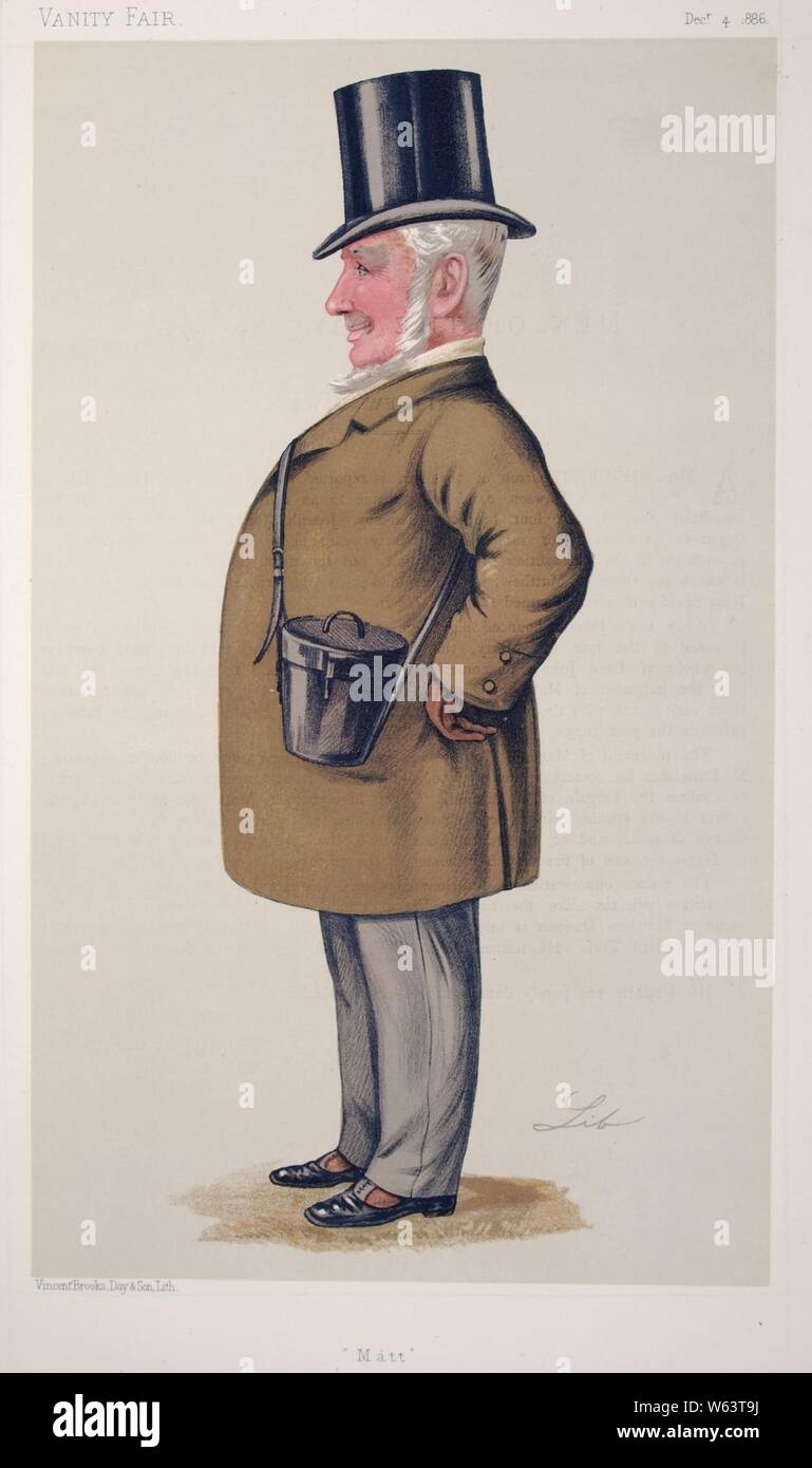 Matthew Dawson, Vanity Fair, 1886-12-04 Stock Photo - Alamy