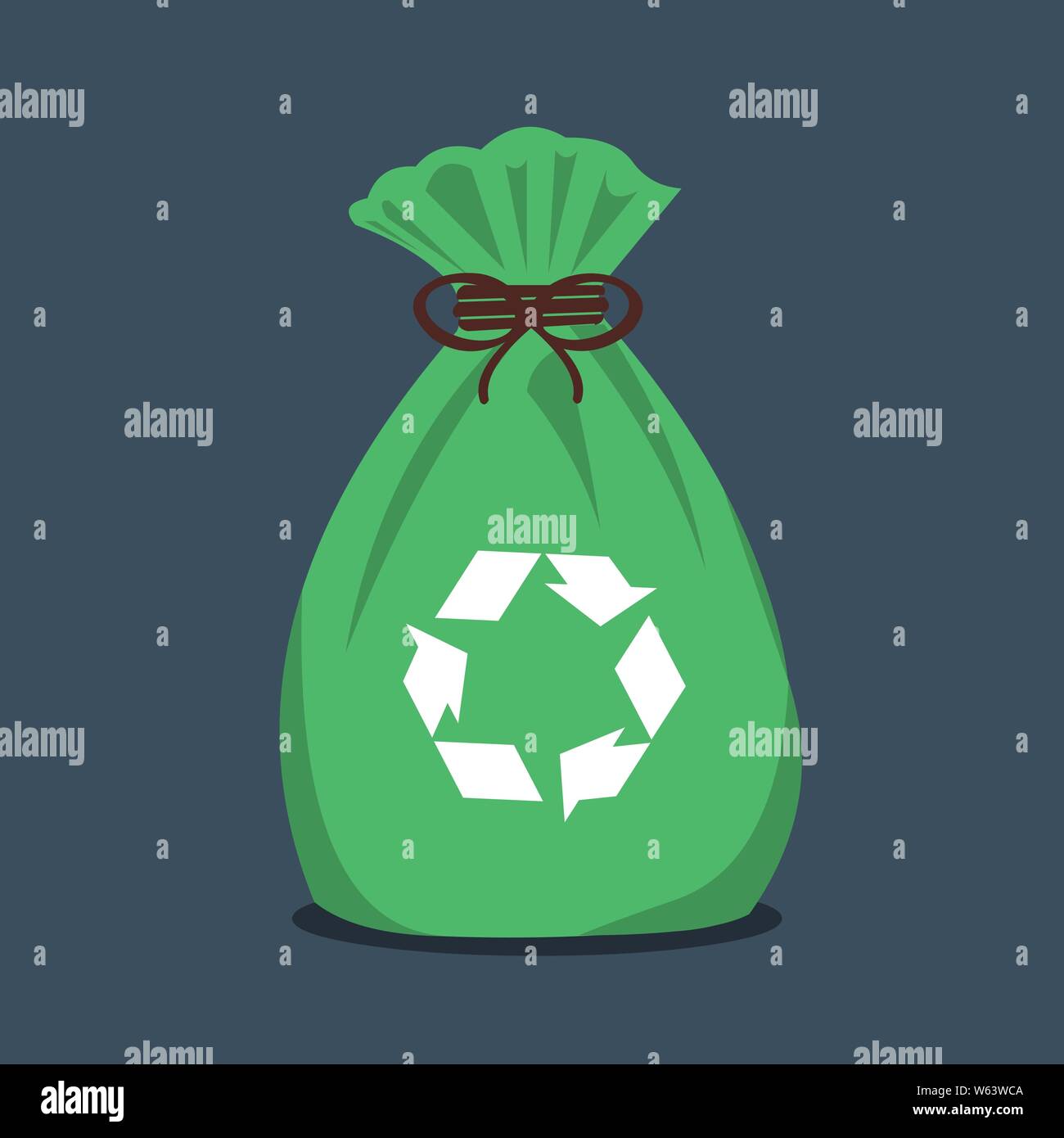 garbage bag recycle vector illustration Stock Vector Image & Art Alamy