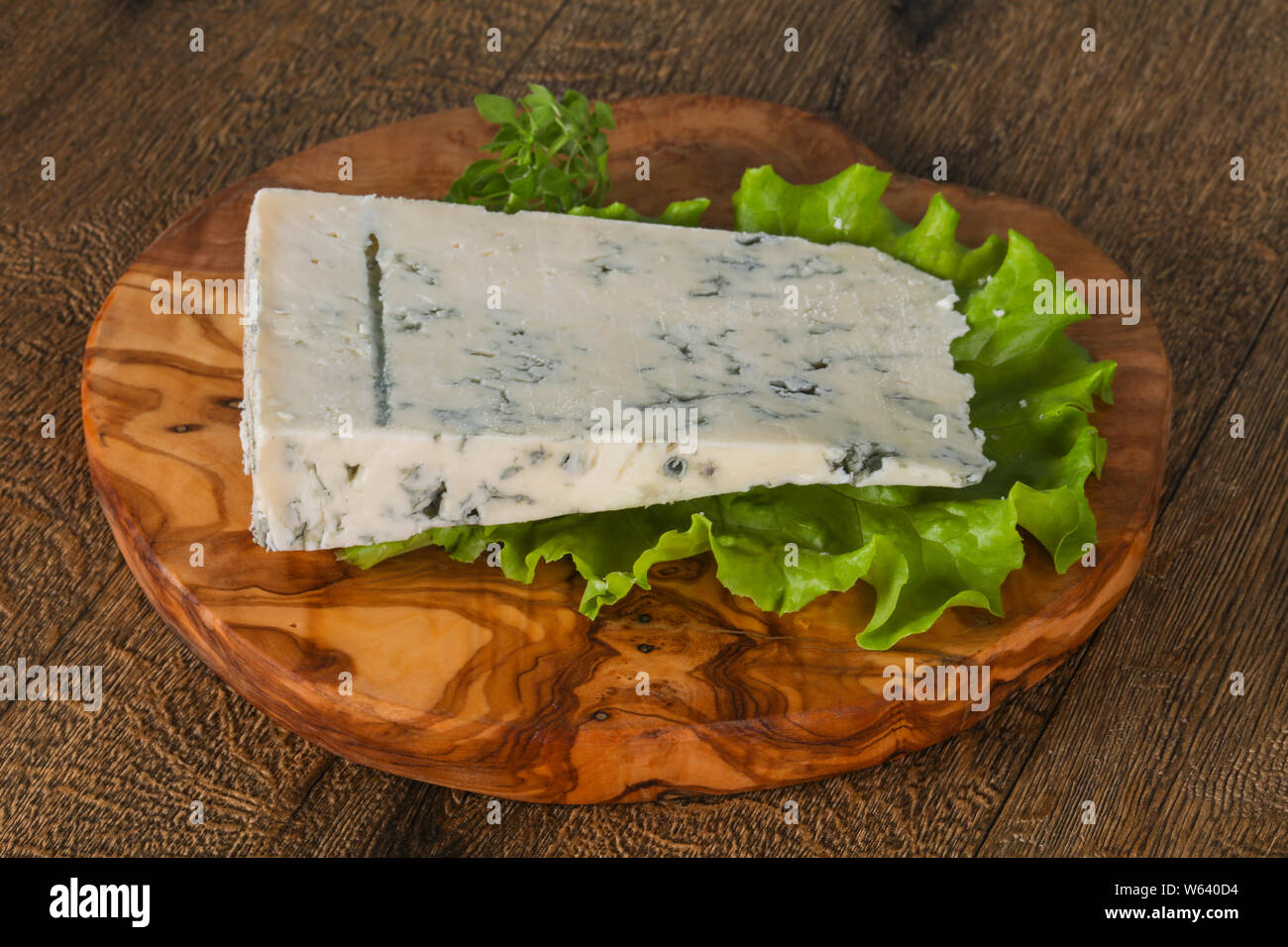 Italian Traditional Gorgonzola Soft Cheese With Mold Stock Photo - Alamy