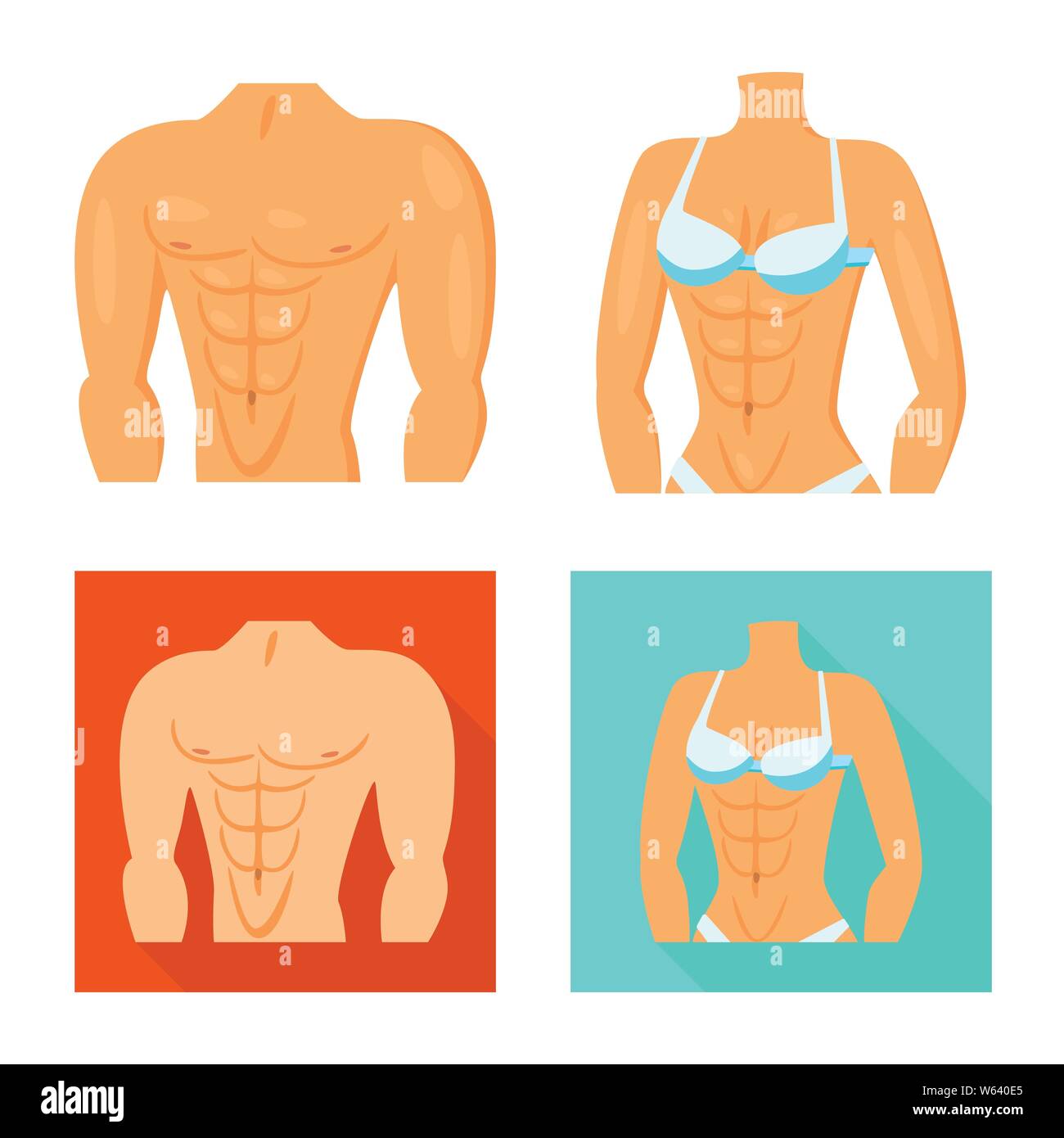 Abs muscle icon outline vector. Muscular arm. Strength fiber Stock Vector  Image & Art - Alamy