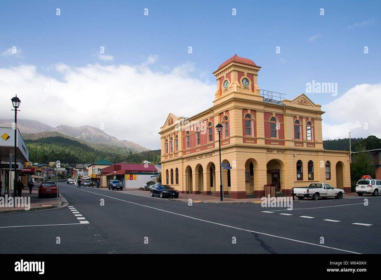 Queenstown, Tasmania April 03, 2019 Queenstown Post Office is located