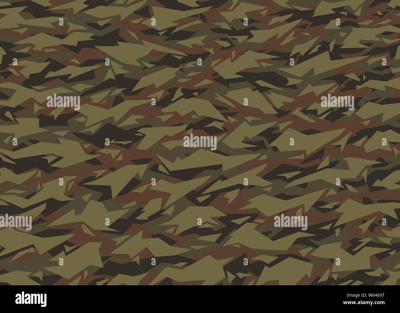 Woodland Grunge Camouflage, Seamless Pattern. Military Urban Camo Texture.  Army or Hunting Green and Brown Colors. Stock Vector - Illustration of  forest, masking: 136863968