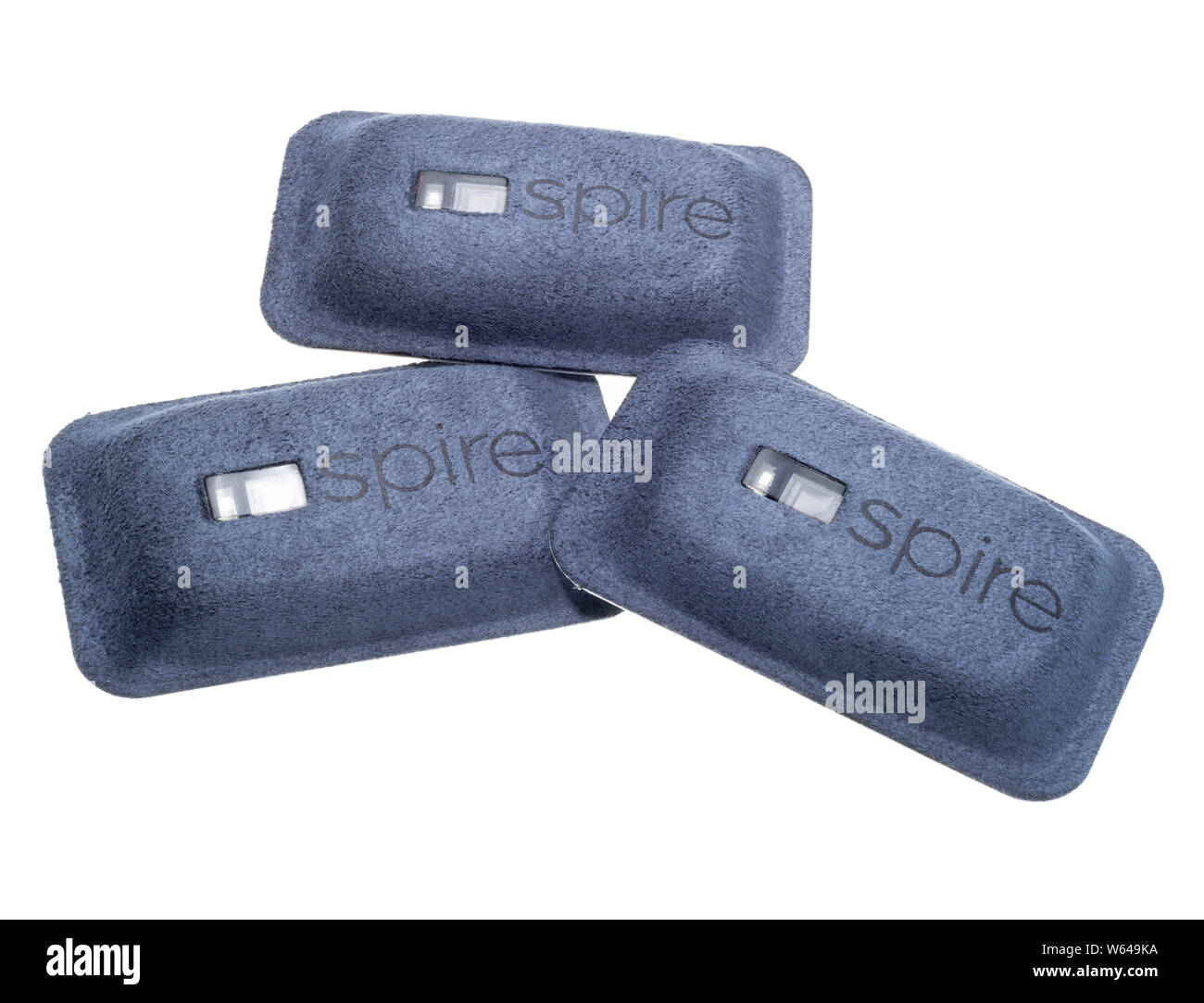 Spire health tag for attaching to clothes Stock Photo Alamy