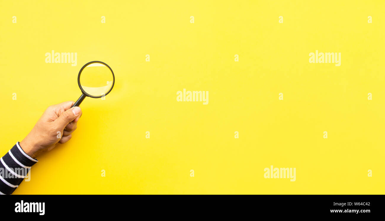 Focus on quality magnifying glass hi-res stock photography and images ...