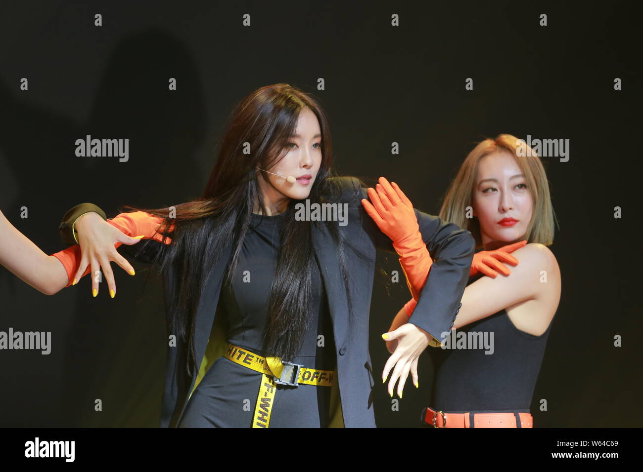 South Korean singer and actress Park Sun-young, known professionally as  Hyomin, of South Korean girl group T-ara attends a showcase to release new  dig Stock Photo - Alamy