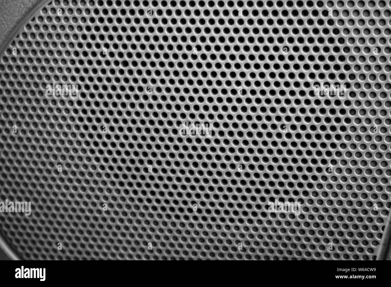 Speakers at the door inside the car Stock Photo Alamy