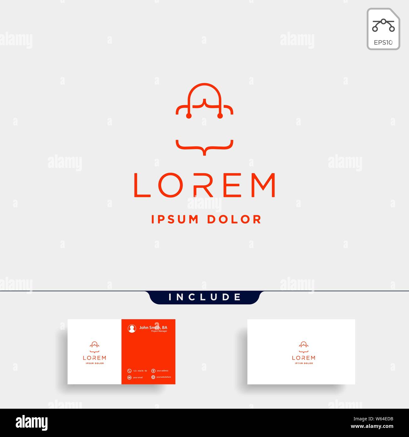 bag code logo design shop technology simple vector Stock Vector