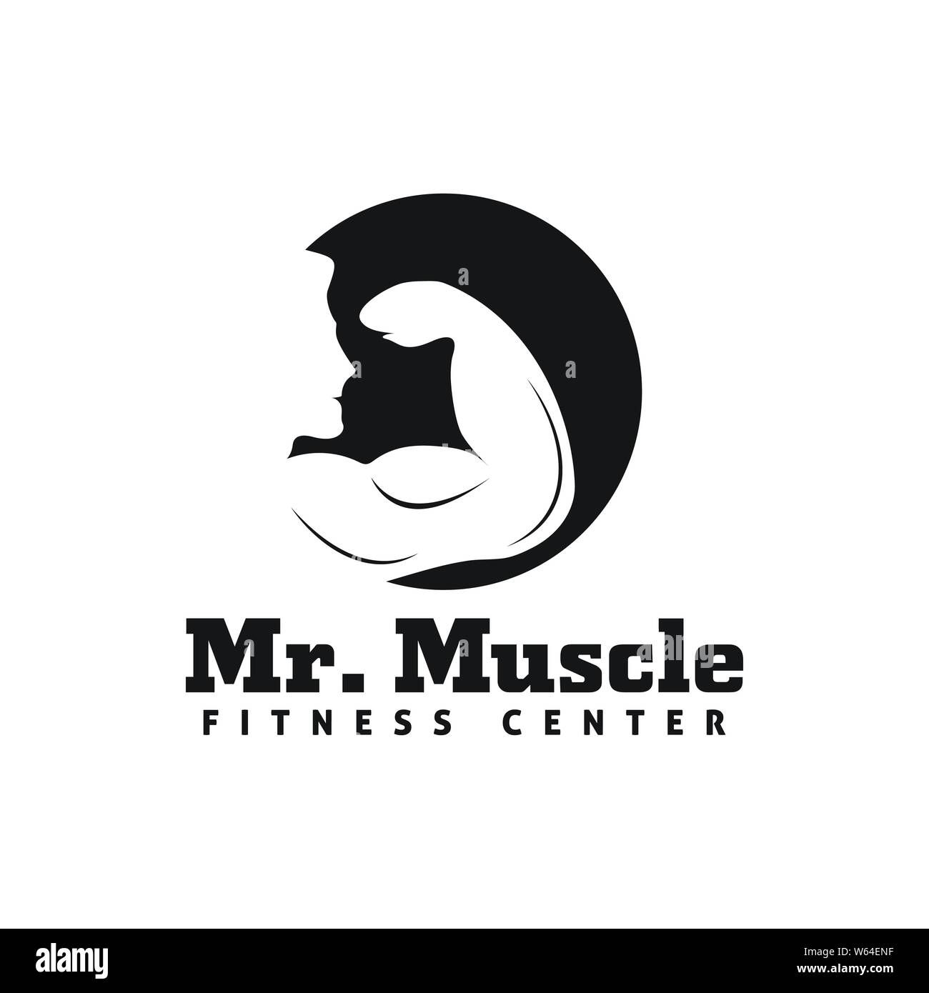 Fitness Logo Design Template Vector Isolated Illustration Stock Vector